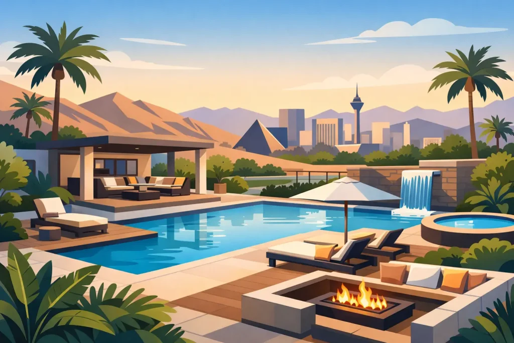 Luxury Backyard Planning Guide for Las Vegas - Green Planet Landscaping & Pools, Inc. Luxury Backyard Planning Guide for Las Vegas