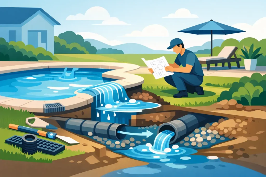How to Plan Backyard Pool Drainage Properly