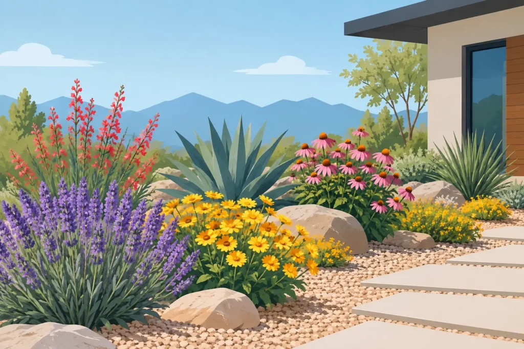 Can Xeriscapes Include Flowers? Absolutely.