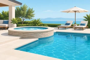 How to Plan Spa Placement Poolside for Comfort