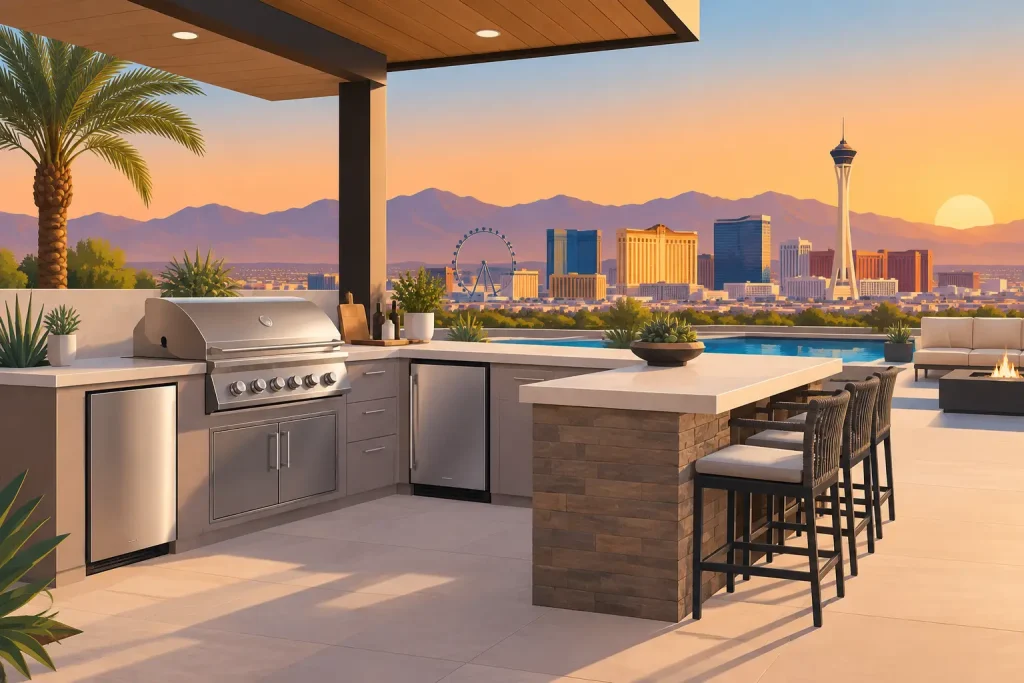 Outdoor Kitchens Built for Las Vegas Living